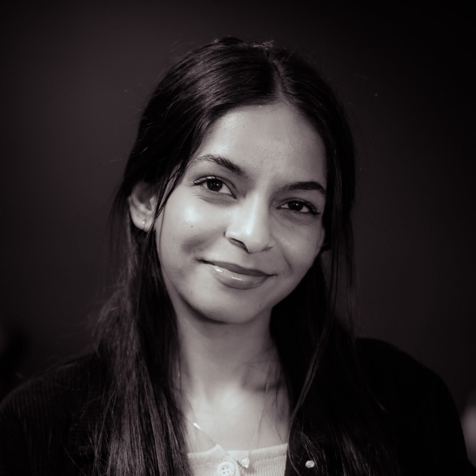 Portrait of Prerna Peru, body piercer at Tattoo Lab, a tattoo and piercing studio in Halifax